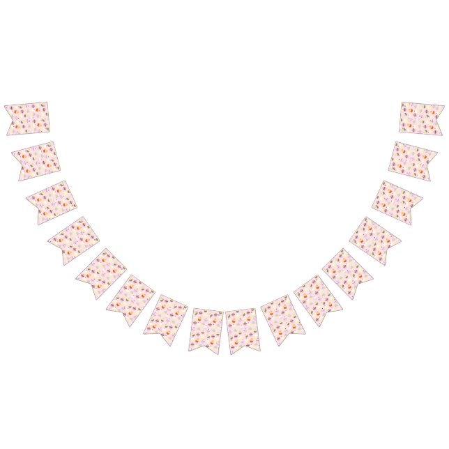 Bandeirinha Banner da Parte cupcake (Todos)