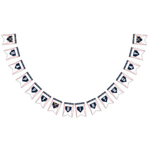 Bandeirinha Banner de aniversário de beisebol