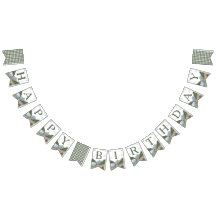 Banner de Aniversário de Um Feliz Acampante