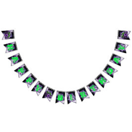 Bandeirinha Banner de Aniversário do Caminhão Monstro