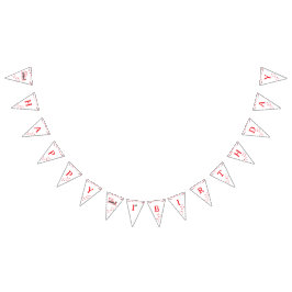 Bandeirinha Banner de Aniversário do Dia dos Namorados