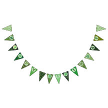 Banner de aniversário feliz irlandês