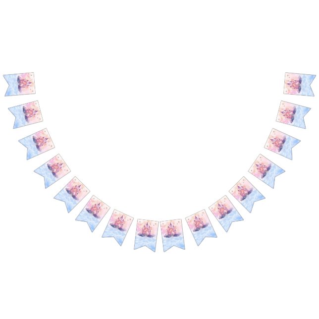 BANDEIRINHA BANNER DE ANIVERSÁRIO PRINCESS PARA GAROTAS, BANNE (Todos)