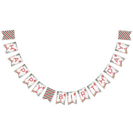 Bandeirinha Banner de Aniversário Winter Cocoa