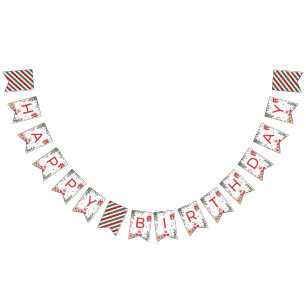 Bandeirinha Banner de Aniversário Winter Cocoa