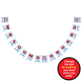 Bandeirinha Banner de bunda a bordo