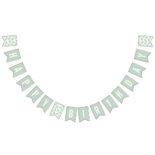 Bandeirinha Banner de Bunting Birthday de Cookies Animais - Ca