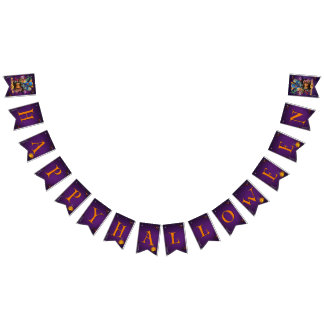 Bandeirinha Banner de Bunting do Dia das Bruxas AstroLOLogy