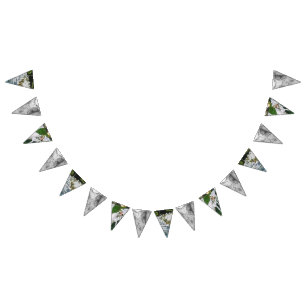 Bandeirinha Banner de Bunting do Triângulo Personalizado