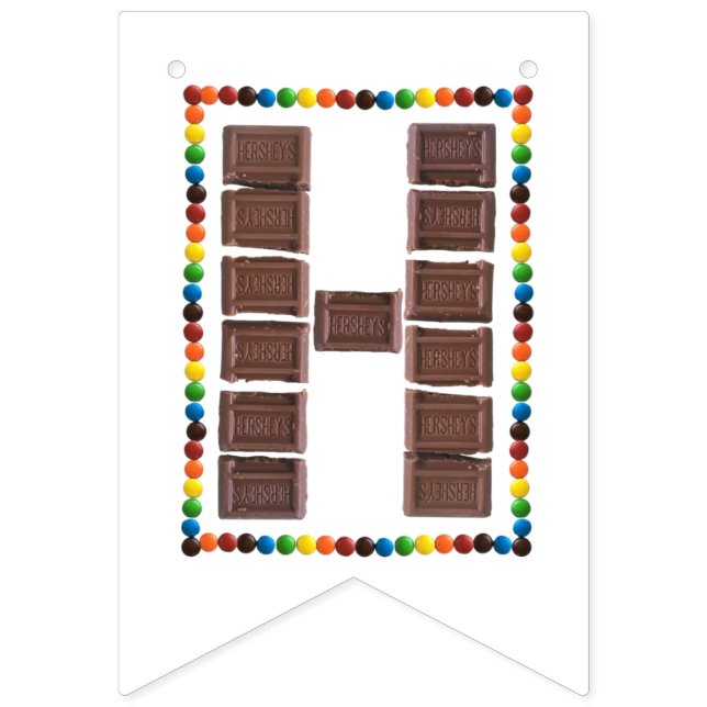 Bandeirinha Banner de Bunting Doces Feliz Halloween - personal (Primeira Bandeira)