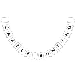 Bandeirinha Banner de Bunting Zazzle Personalizado - Swallowta