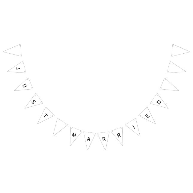 Bandeirinha Banner de Casamento de recem casados (Todos)