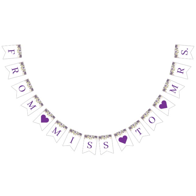 Bandeirinha Banner de Chá de panela Floral Puro (Todos)