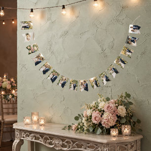 Bandeirinha Banner de Foto Personalizado para Jantar de Ensaio