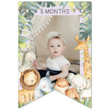 Banner de fotografia de primeiro aniversario de me