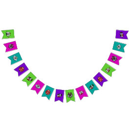 Bandeirinha Banner de Natal Brilhante com Critério de Férias