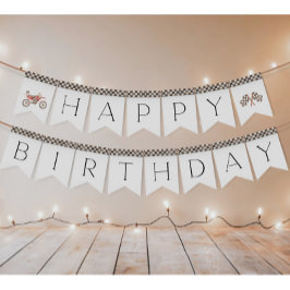 Bandeirinha Banner de reabastecimento de camas de saia vermelh