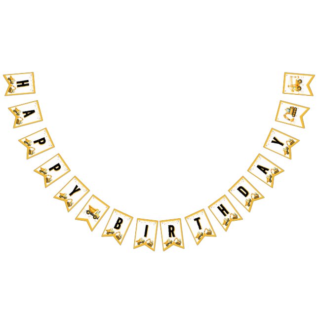 Bandeirinha Banner de reabastecimento de construção (Todos)