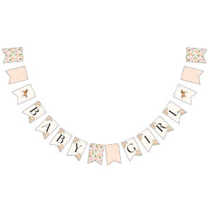 Bandeirinha Banner de reposição de Chás de fraldas