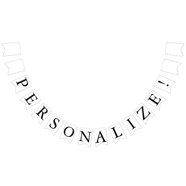 Bandeirinha Banner de Sinalizador de Casamento de Vazio Person (Todos)