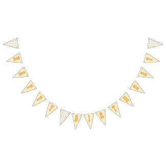 Bandeirinha Banner de Sinalizadores de Bunting Party de Bomba 