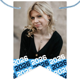 Bandeirinha Banner de suspensão da graduação de fotos com Mari