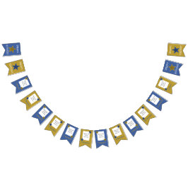 Bandeirinha Banner do mês da Festa de aniversário Rock Star Do