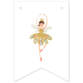 Bandeirinha Banner do Partido do Balé Nutcracker - Bunting