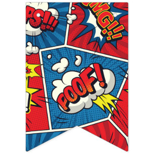 Bandeirinha Banner do Partido Super-herói/Jogador