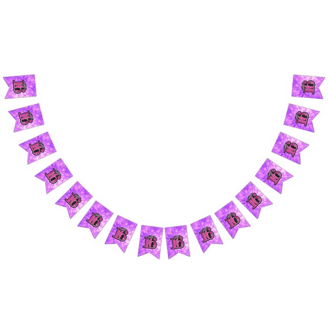 Bandeirinha Banner Doce 16 (Todos)