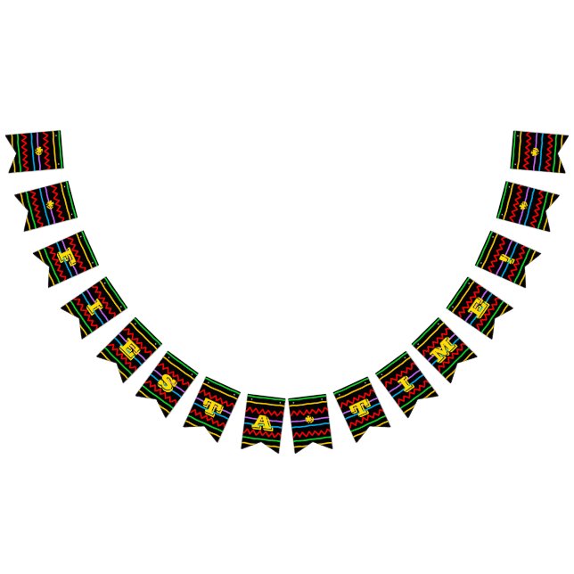 Bandeirinha Banner Fiesta Personalizado de Bunting (Todos)