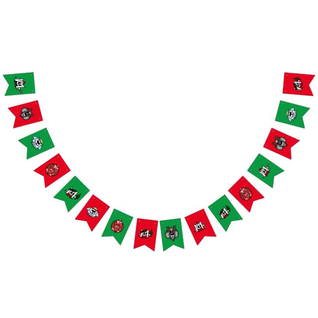 Bandeirinha Banner natalino com critérios de feriado adoráveis (Todos)