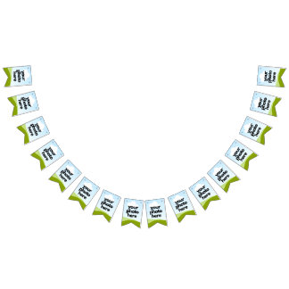 Bandeirinha Banner personalizado de fotos - Personalize seu pr