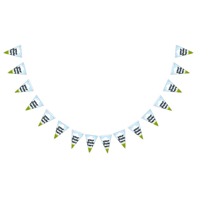 Bandeirinha Banner personalizado de fotos - Personalize seu pr (Todos)