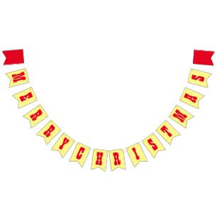BANDEIRINHA BANNER PERSONALIZADO DE NATAL DE MERCADORIAS