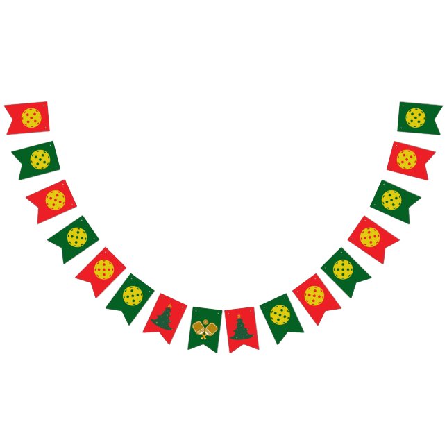 Bandeirinha Banner Personalizado do Partido de Pickleball - De (Todos)