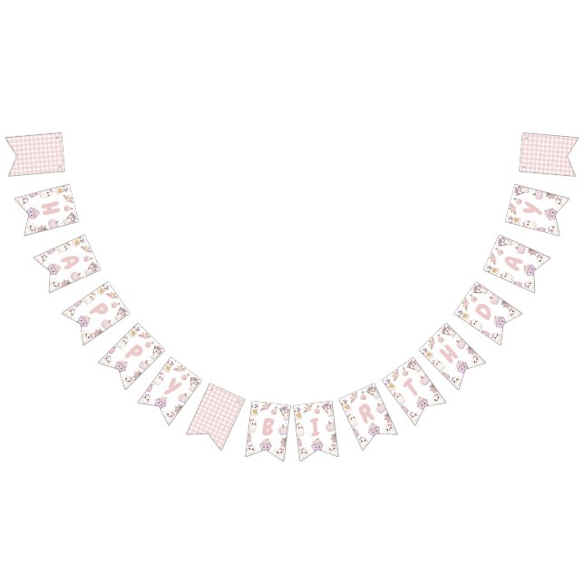 Bandeirinha Banner Spooky One Birthday (Todos)