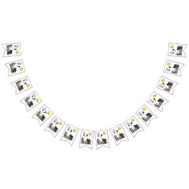 Bandeirinha Banner Zombie Halloween Land Bunting