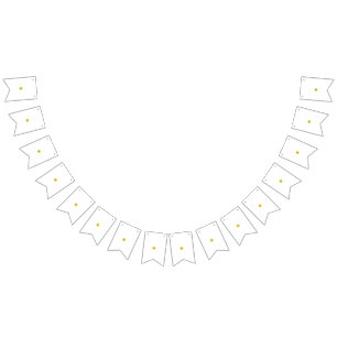 Bandeirinha Banners de Bunting Personalizados