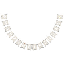 Bandeirinha Beach Seashell Sandcastle Starfish Parabéns