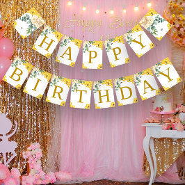 Bandeirinha Bee Birthday