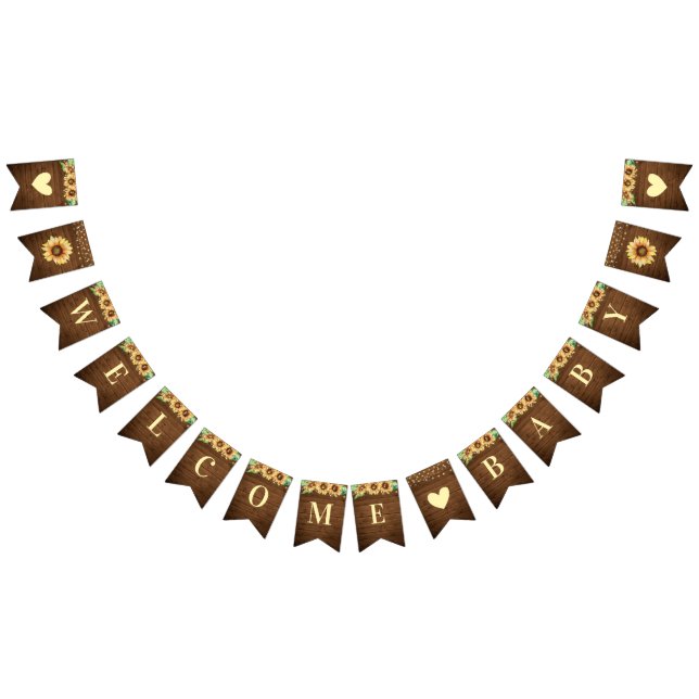 Bandeirinha Bem-vindo, Chá de queda de girassol russo (Todos)