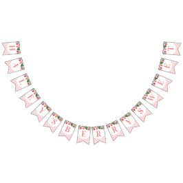 Bandeirinha Berry Sweet Strawberry Aniversário Ou Chá de frald