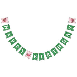 Bandeirinha Berthday de Melancia Super Cute