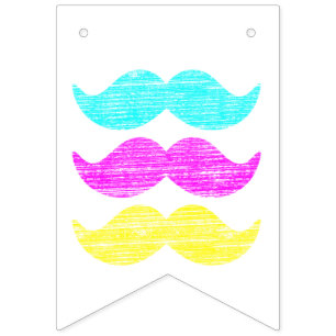 Bandeirinha Bigodes de CMY
