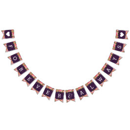 Bandeirinha Blooming Chic Color Editável Para Sempre