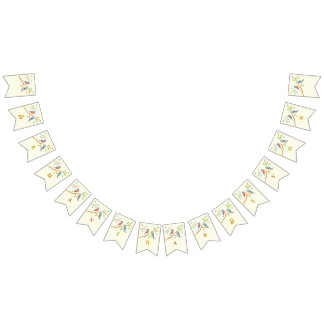 Bandeirinha Bluebirds Wedding Bunting Flags