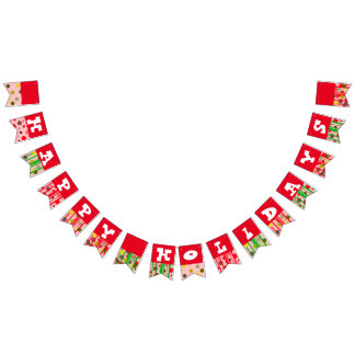 Bandeirinha Boas festas de férias