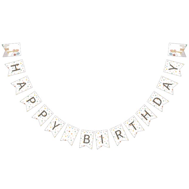 Bandeirinha Boho selvagem, um banner do primeiro aniversário (Todos)