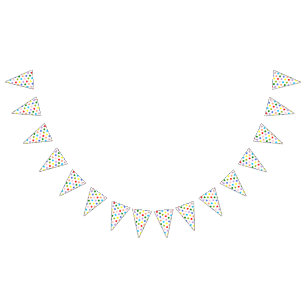 Bandeirinha Bolinhas coloridas